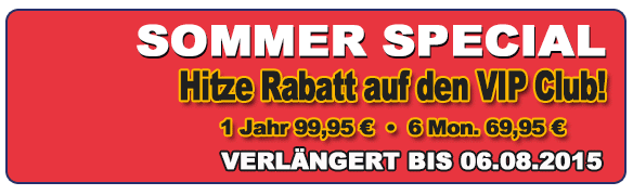 VIP Sommer Rabatt